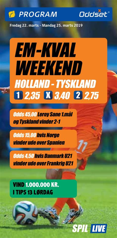 programblad oddset
